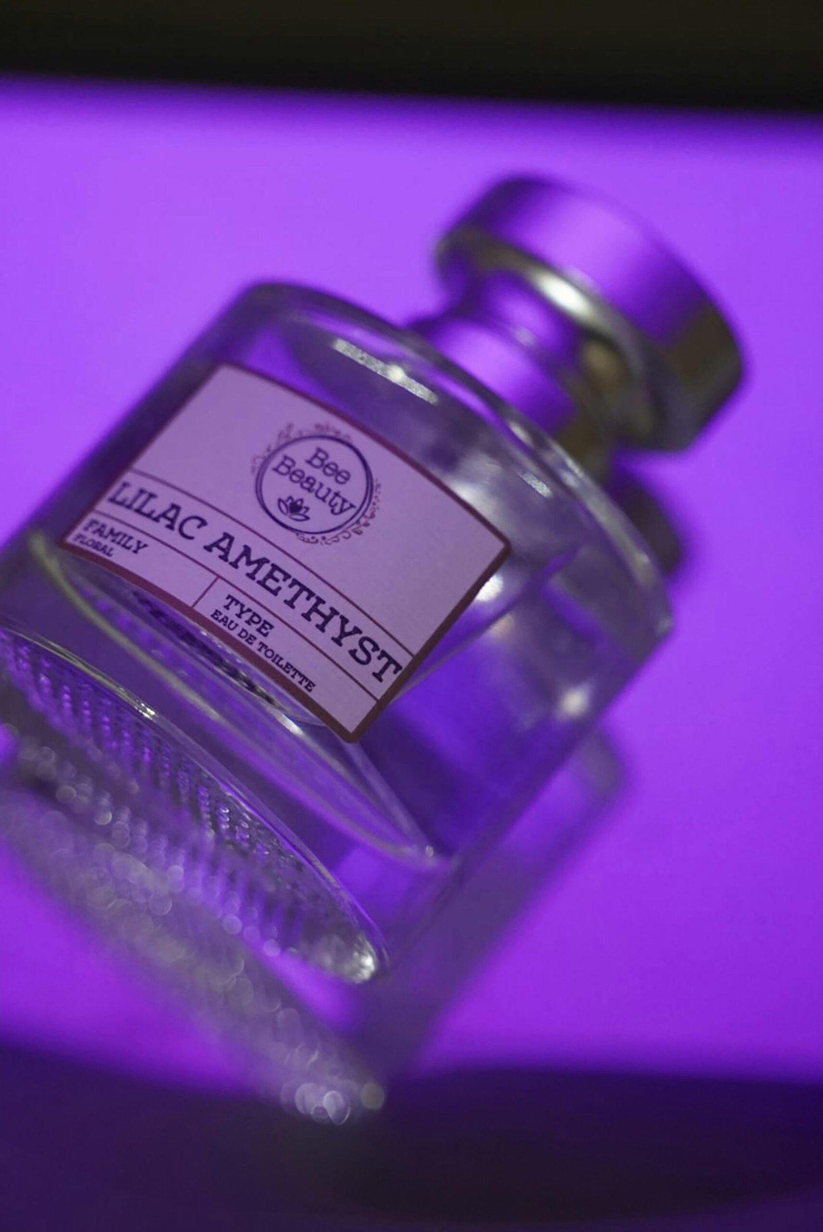 Close-up of a Bottle of Perfume